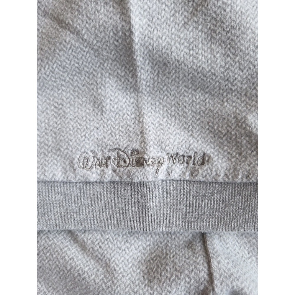 Mickey Mouse Polo Shirt Mens Large Walt Disney World Gray Mickey Vintage Disney - Picture 7 of 15